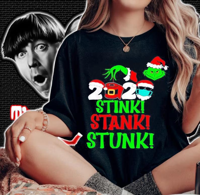2020 Stink Stank Stunk Matching Family Christmas t-shirt