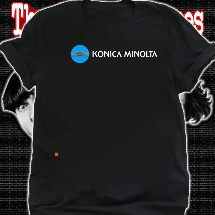 Konica Minolta logo shirt shirt