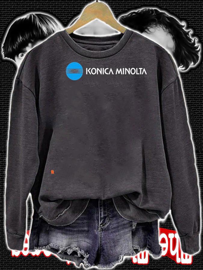 Konica Minolta logo shirt sweatshirt