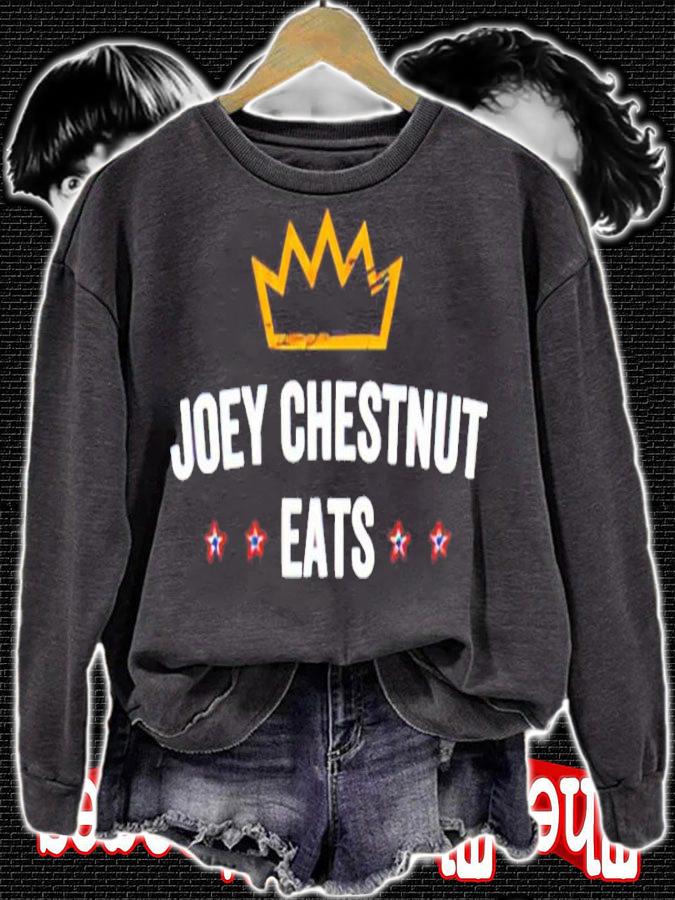Joey Chestnut Eats shirt, hoodie, sweater and tank top sweatshirt