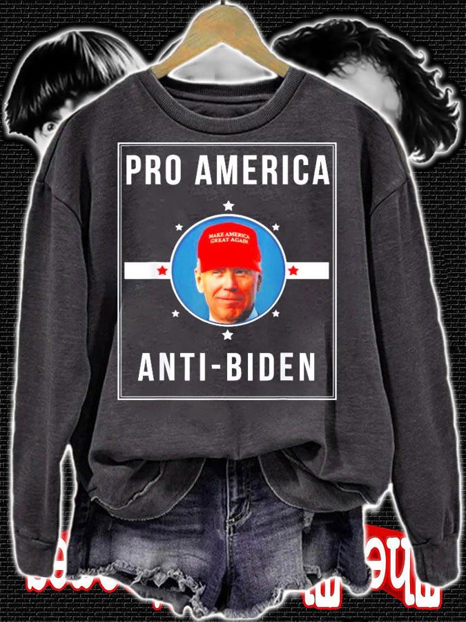 Pro America anti Biden flag impeach Joe Biden shirt sweatshirt