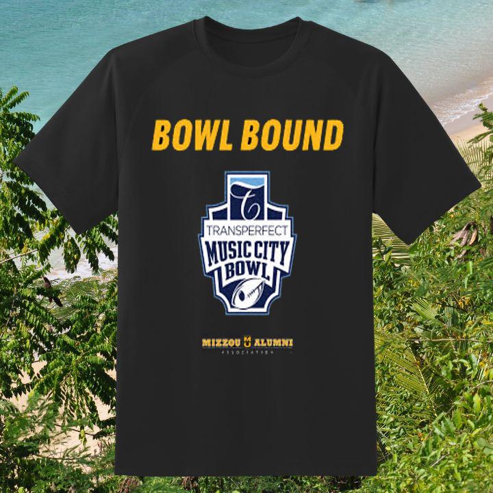 Official Mizzou Tigers 2024 TransPerfect Missouri Bound for Music City Bowl Shirt