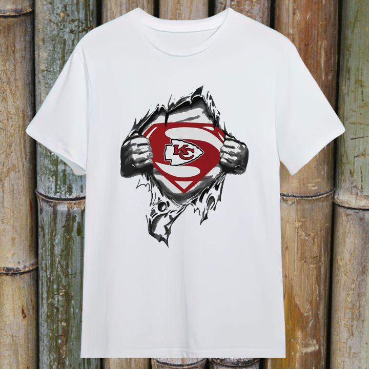 Kansas City Chiefs Insides Me Superman Logo Funny Shirt Sweater
