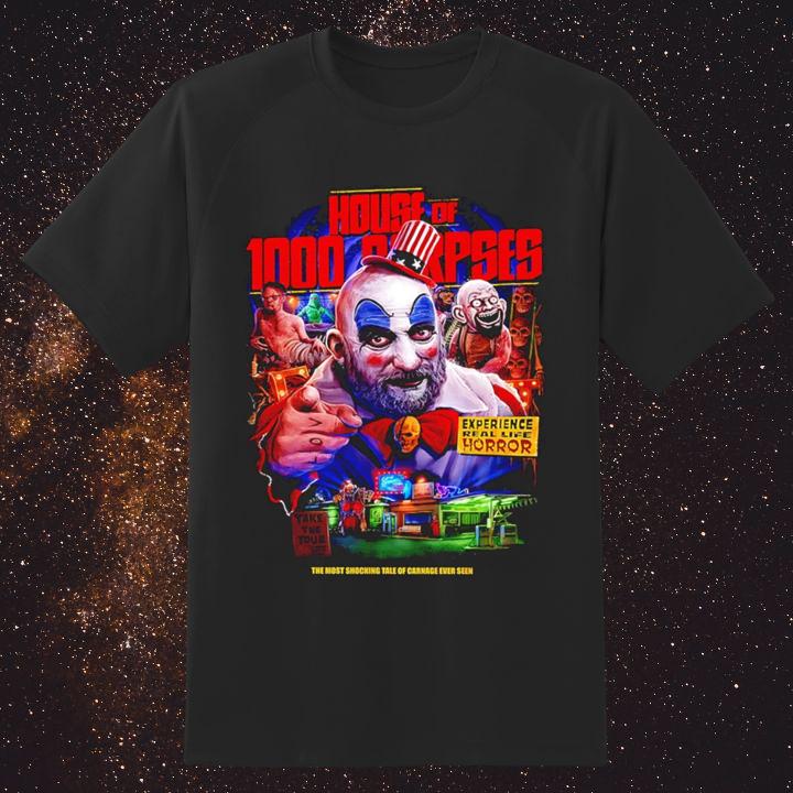 Premium Captain Spaulding House Of 1000 Corpses Horror Movie T-Shirt