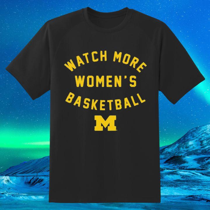 Watch More Michigan Wolverines Womens Basketball Logo T-Shirt