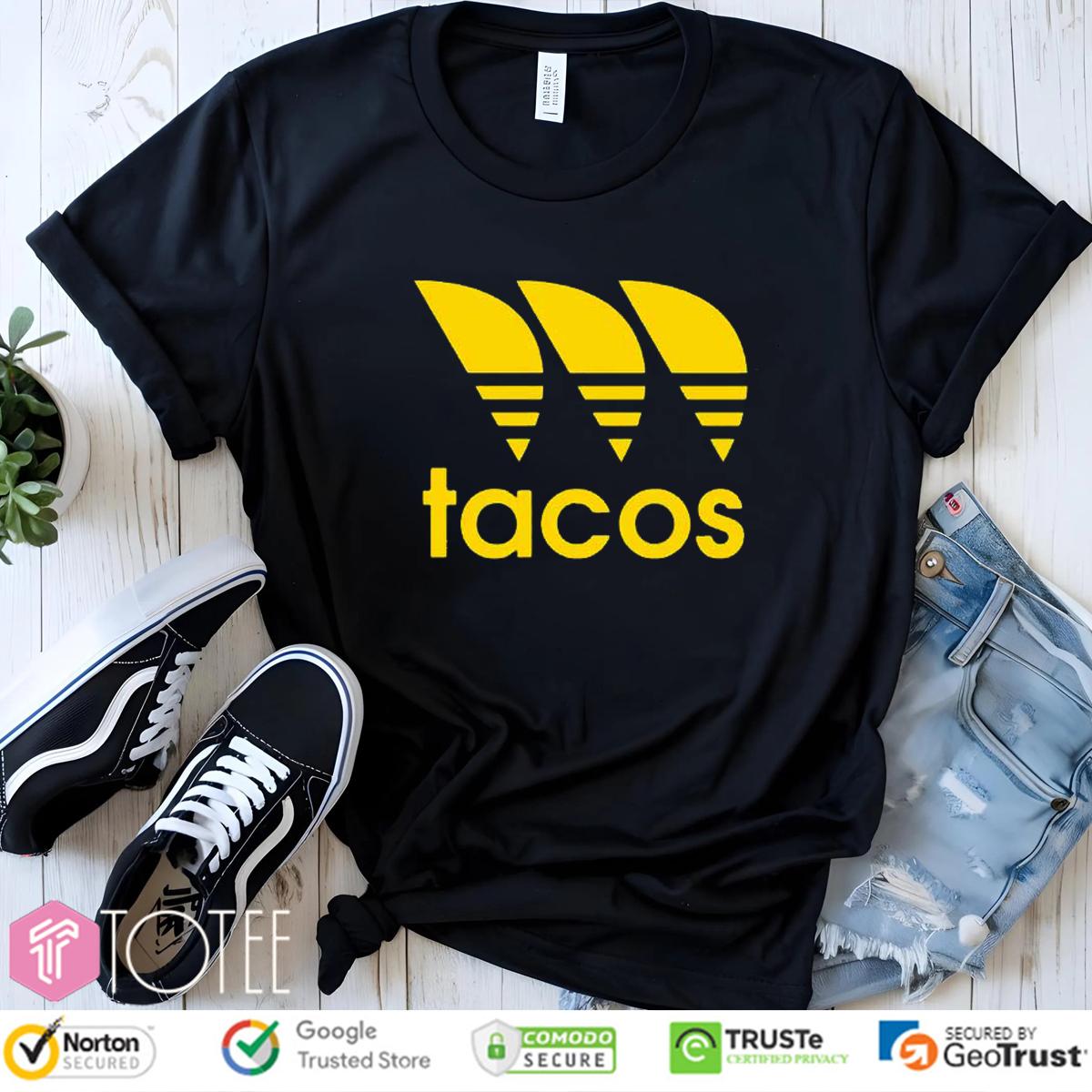 Tacos Parody Adidas Logo T-Shirt