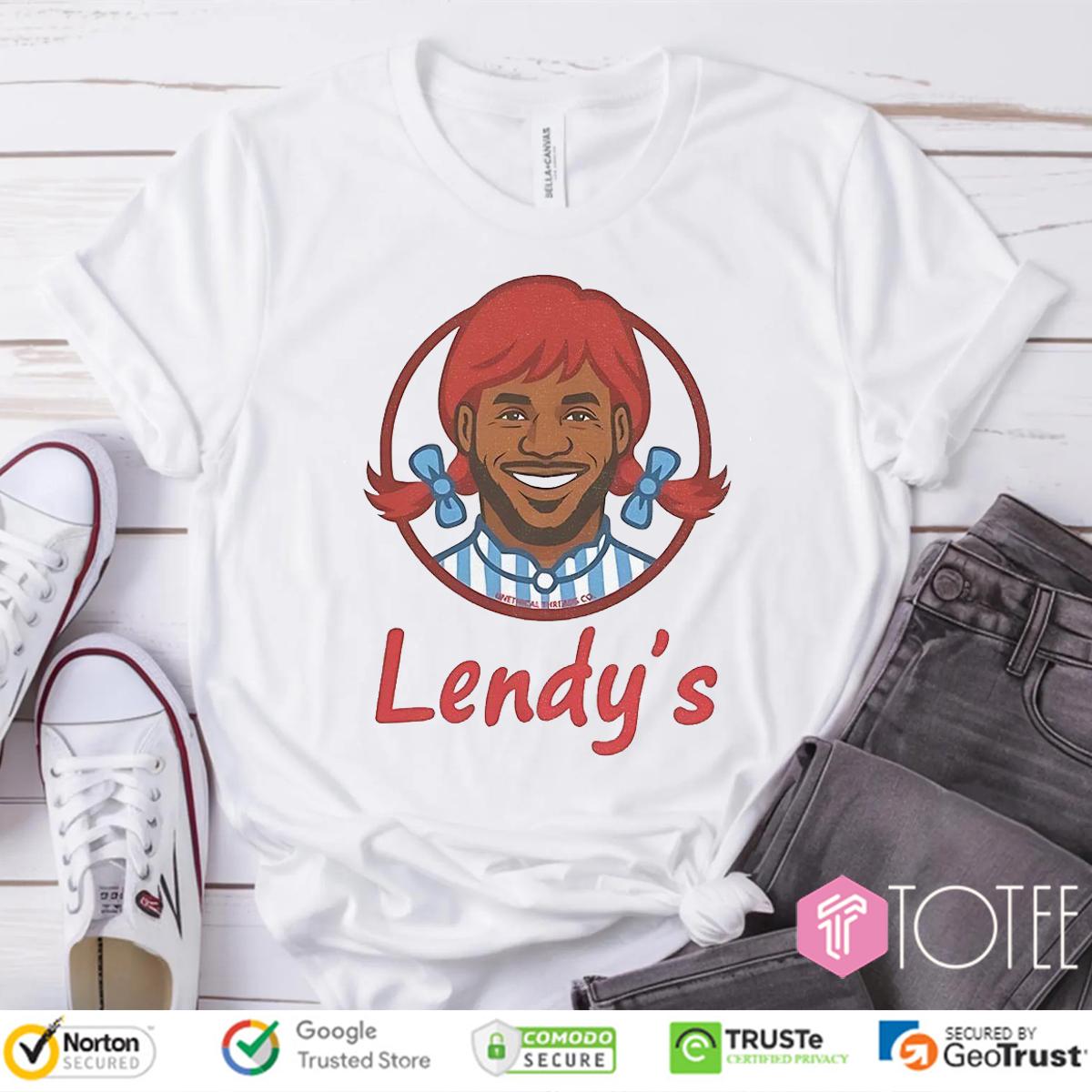 Lendy's LeBron James Parody Wendy's Logo T-Shirt