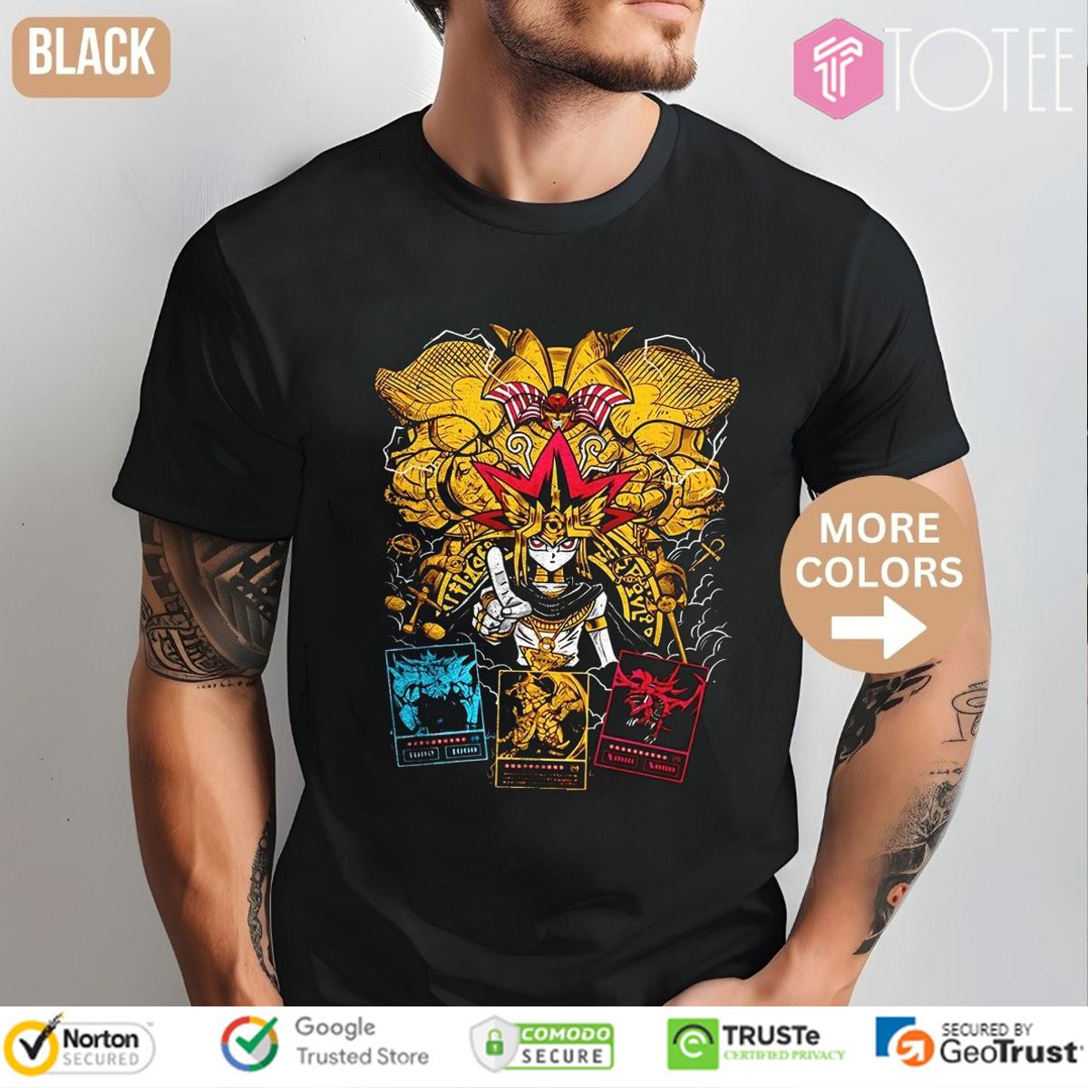 Yugioh Exodia The Egyptian God Cards T-Shirt