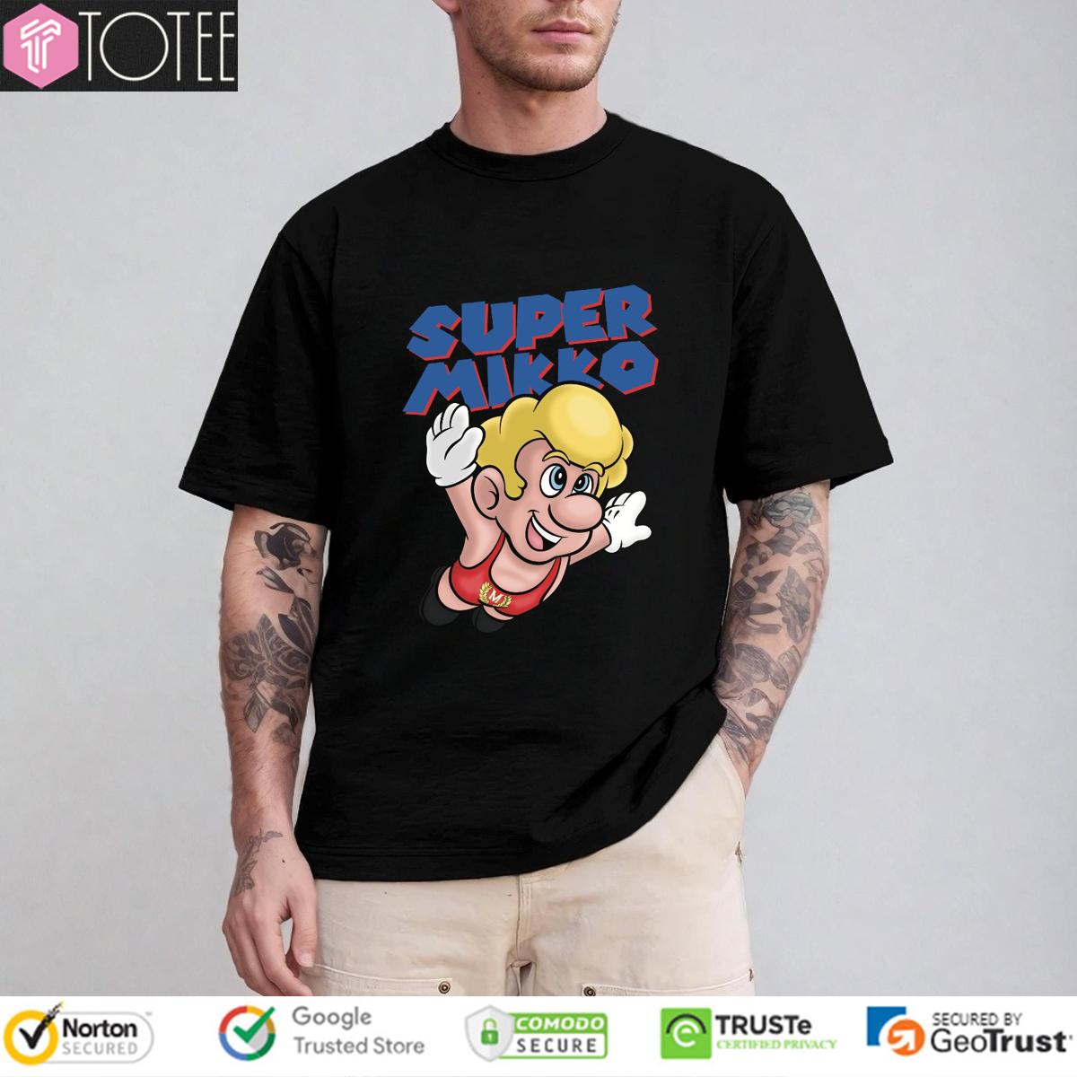Super Mikko Parody Mikko Maestro Super Mario Bros T-Shirt