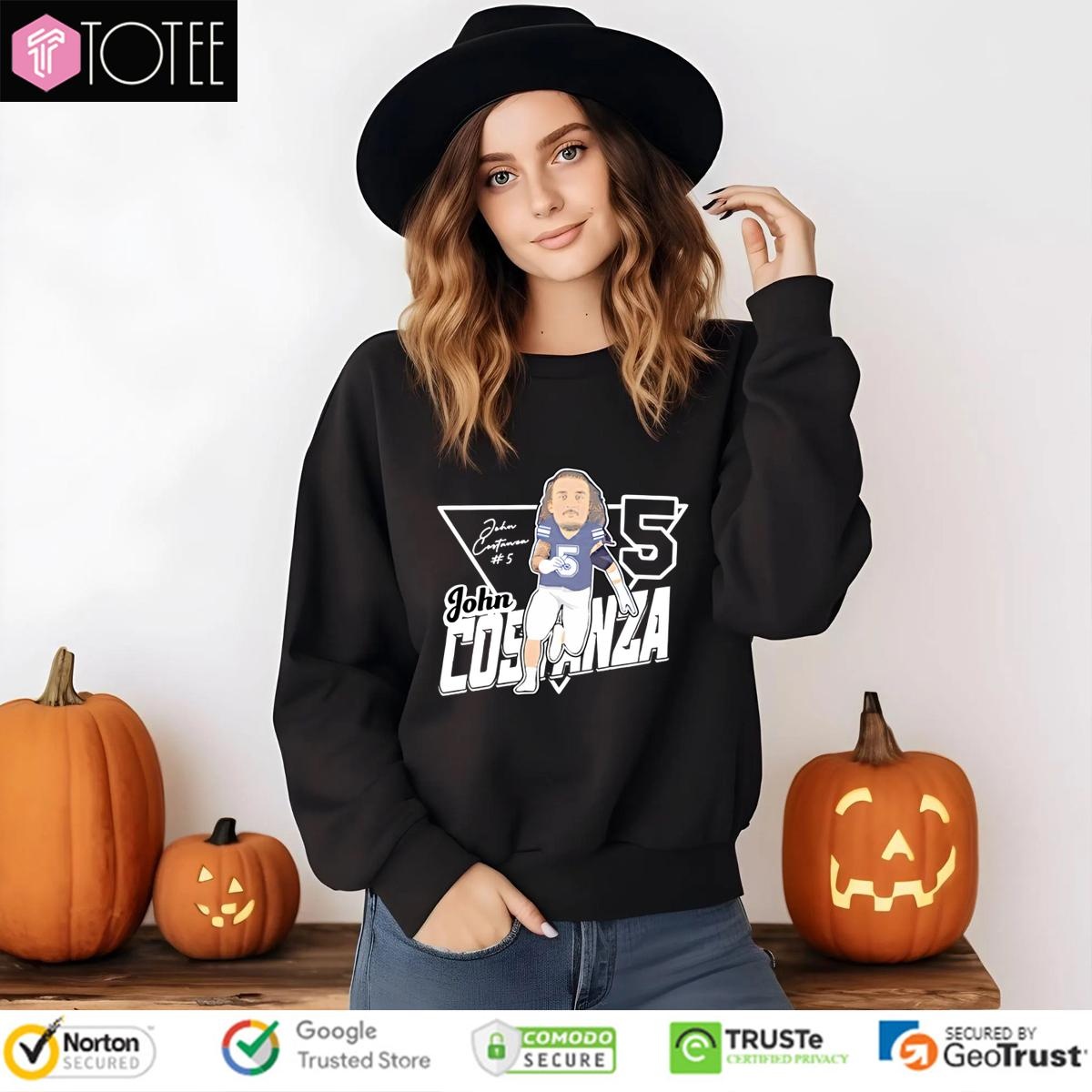 John Costanza Maine Black Bears Caritucare Sweatshirt