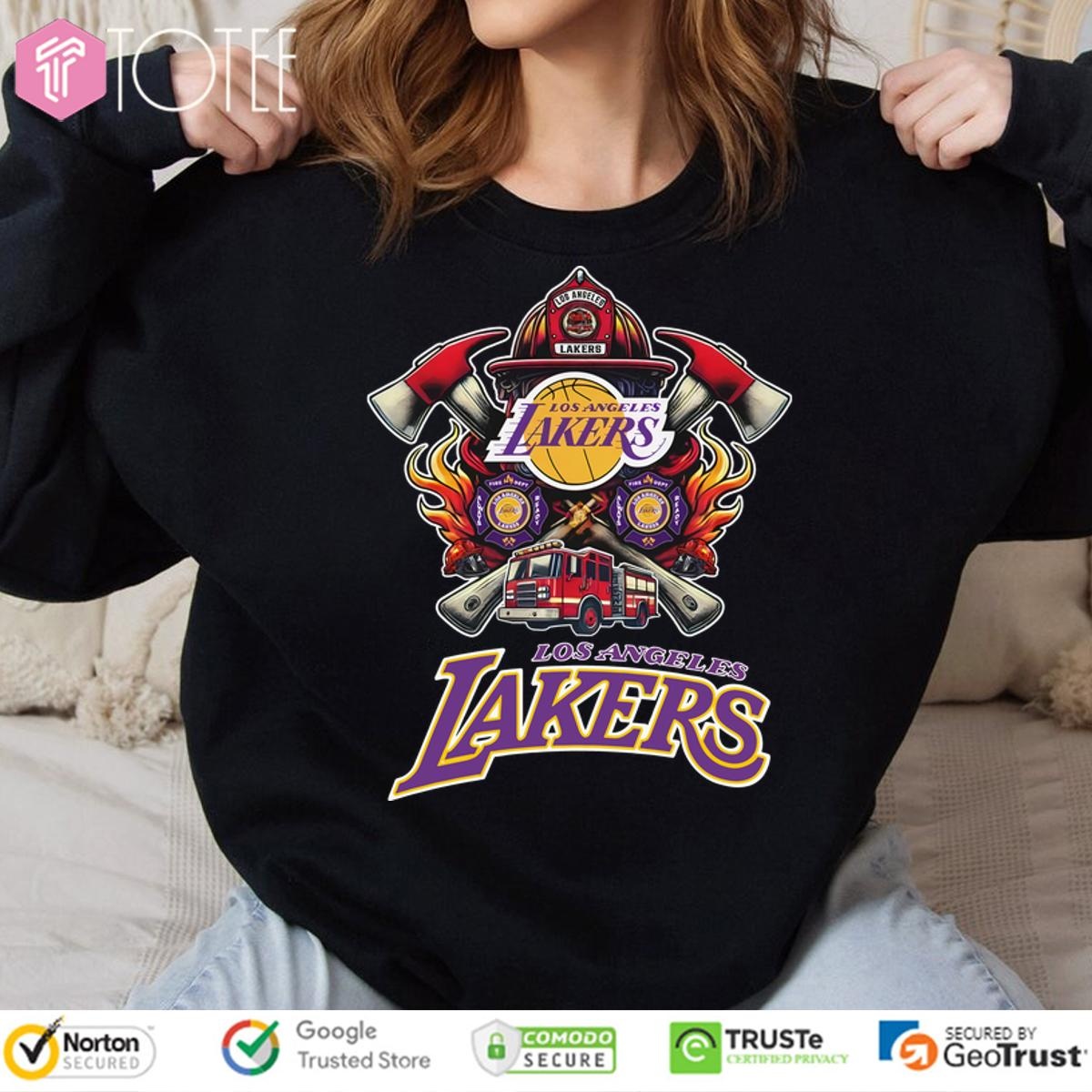 Los Angeles Lakers Firefighter Dept Sweatshirt